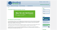 Desktop Screenshot of kirchentag.vaeteraufbruch.de